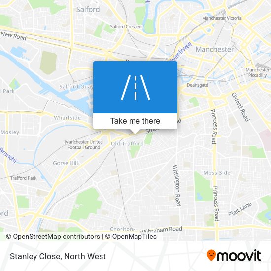 Stanley Close map