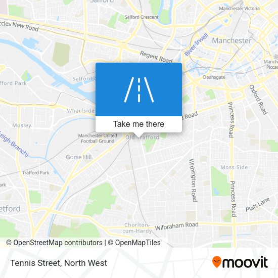 Tennis Street map
