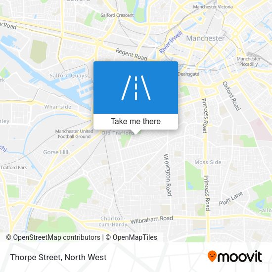 Thorpe Street map