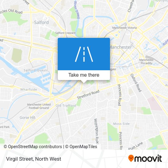 Virgil Street map