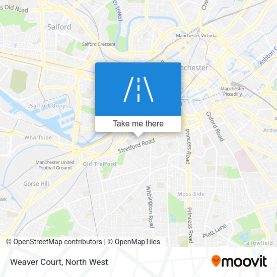 Weaver Court map