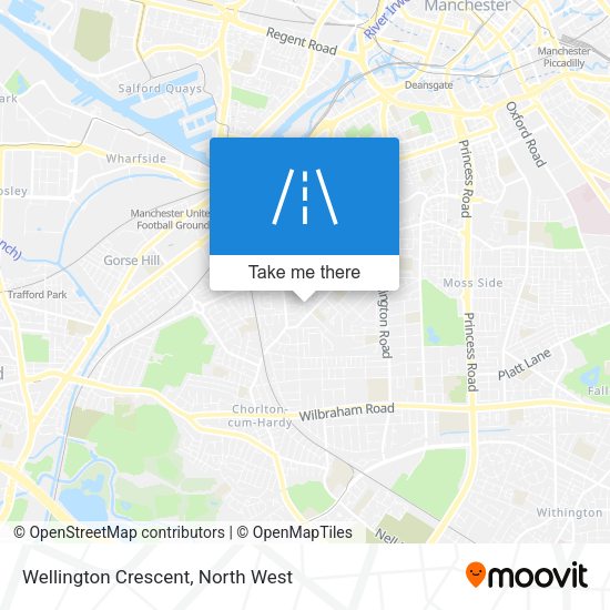 Wellington Crescent map