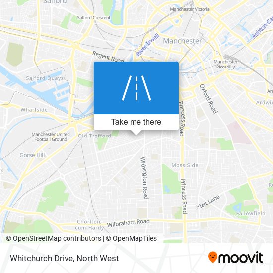 Whitchurch Drive map