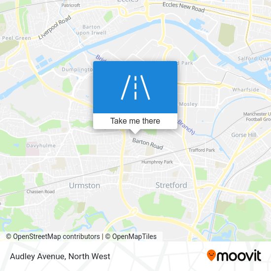 Audley Avenue map