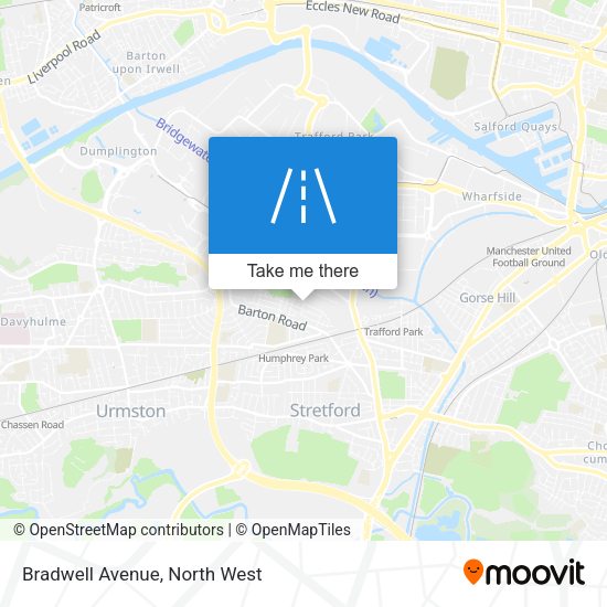 Bradwell Avenue map