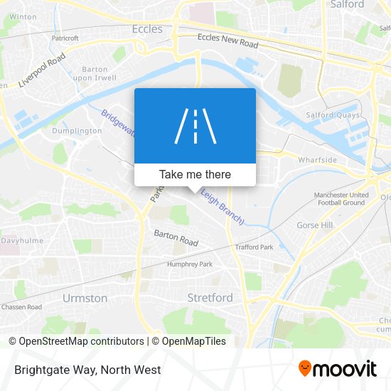 Brightgate Way map