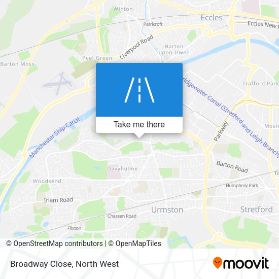 Broadway Close map