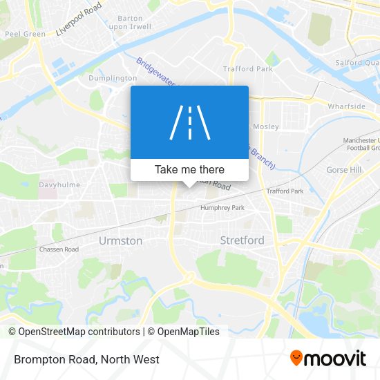 Brompton Road map