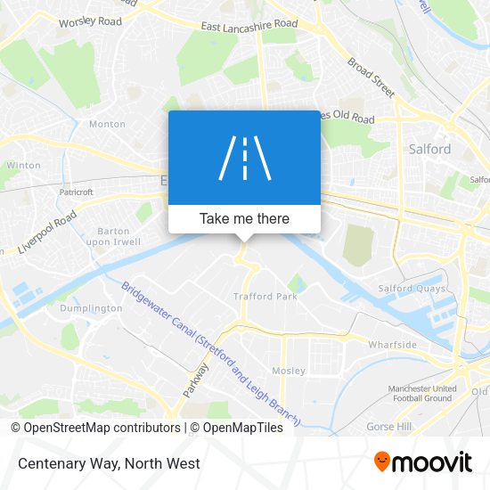 Centenary Way map