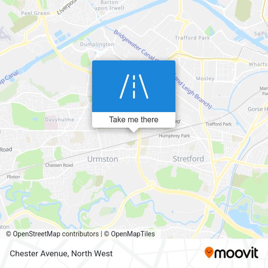 Chester Avenue map