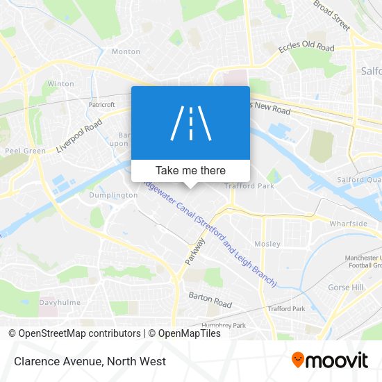 Clarence Avenue map