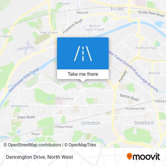 Dennington Drive map