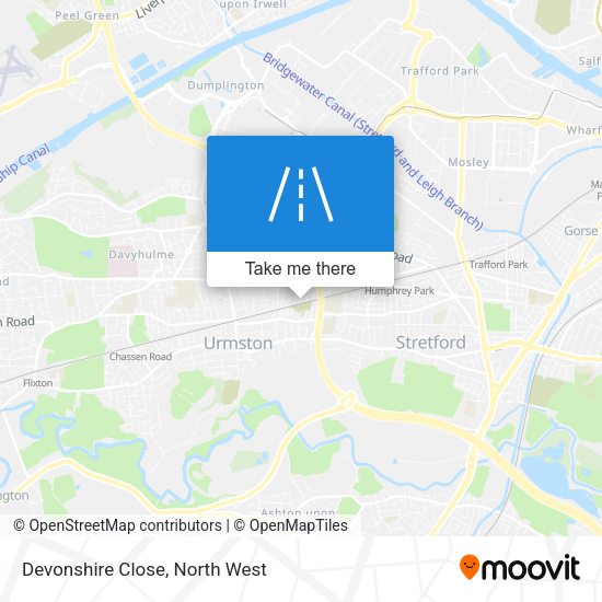 Devonshire Close map