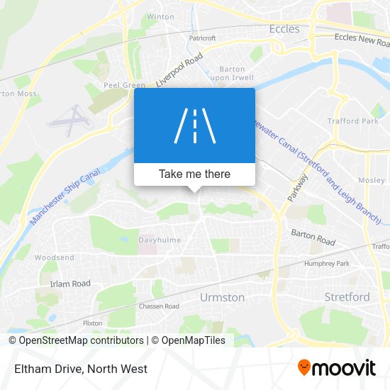 Eltham Drive map