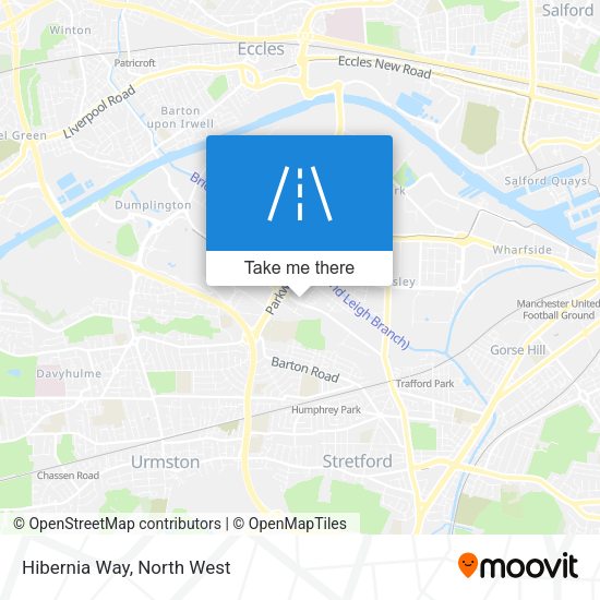 Hibernia Way map
