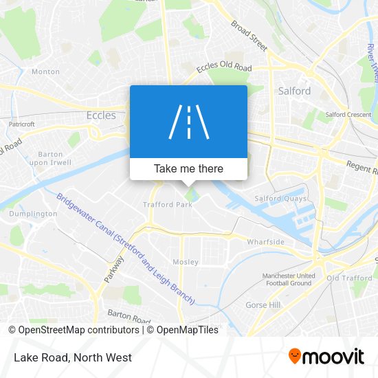 Lake Road map