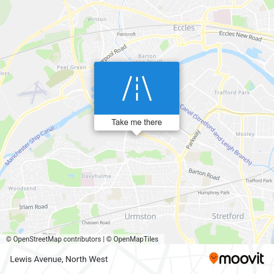 Lewis Avenue map
