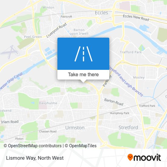 Lismore Way map