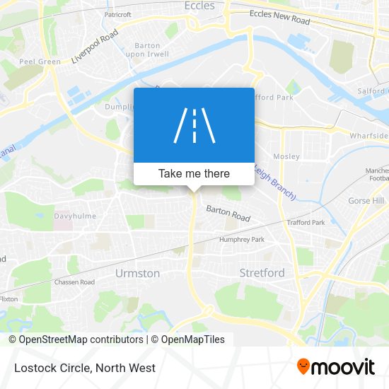 Lostock Circle map