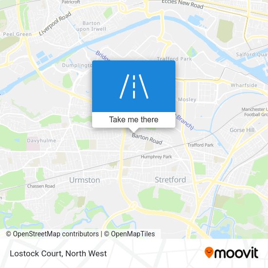 Lostock Court map