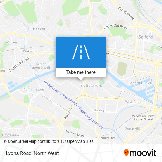 Lyons Road map