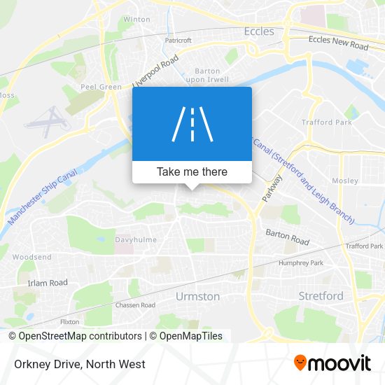Orkney Drive map