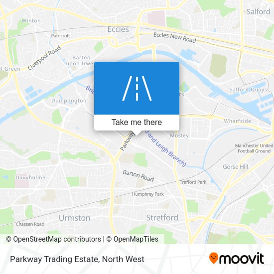 Parkway Trading Estate map