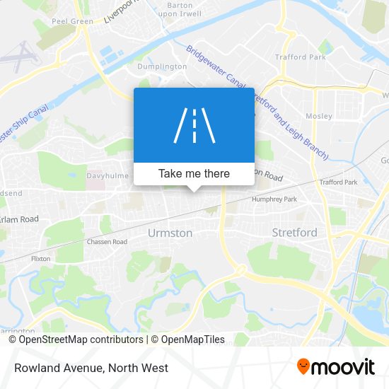 Rowland Avenue map