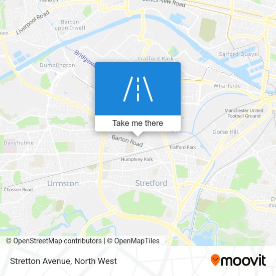 Stretton Avenue map