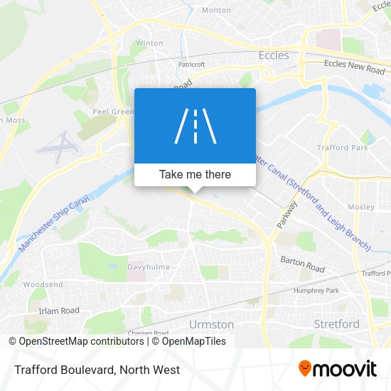 Trafford Boulevard map