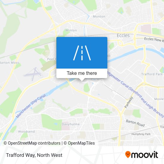 Trafford Way map