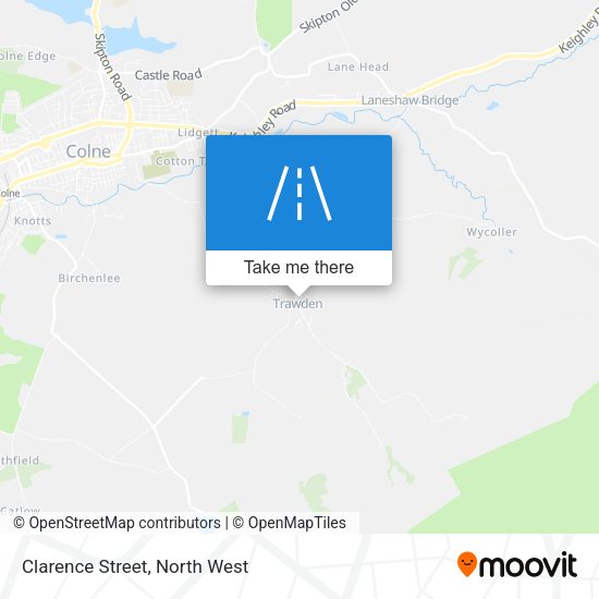 Clarence Street map