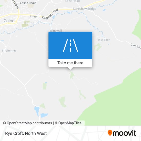 Rye Croft map