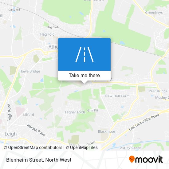 Blenheim Street map
