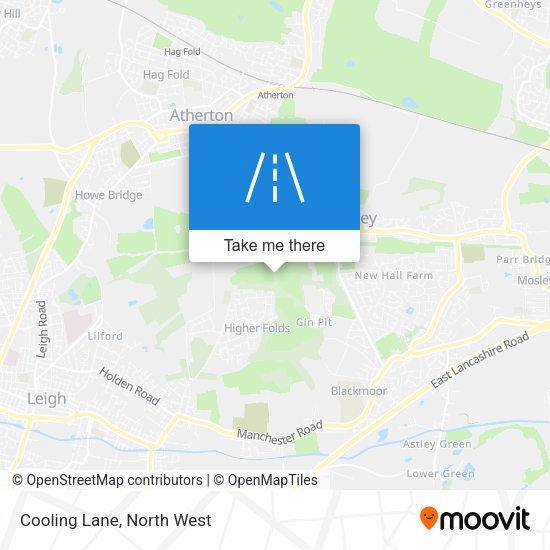 Cooling Lane map