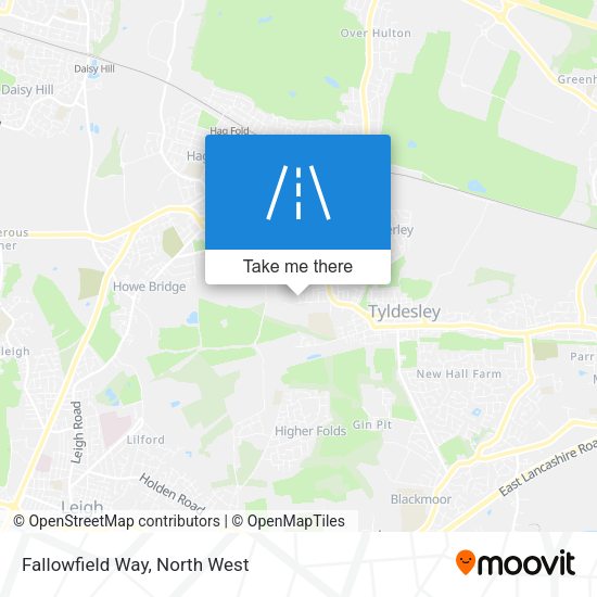 Fallowfield Way map