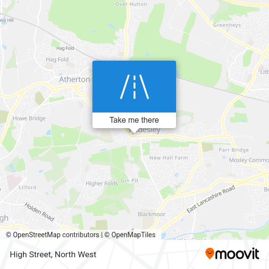 High Street map