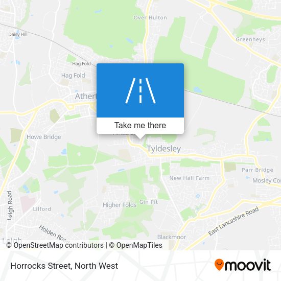Horrocks Street map