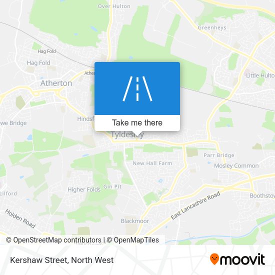 Kershaw Street map