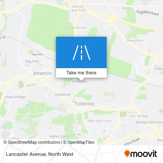 Lancaster Avenue map