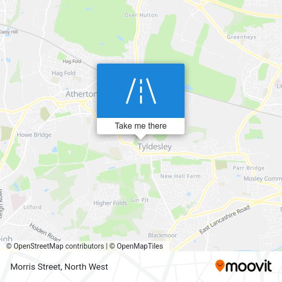 Morris Street map