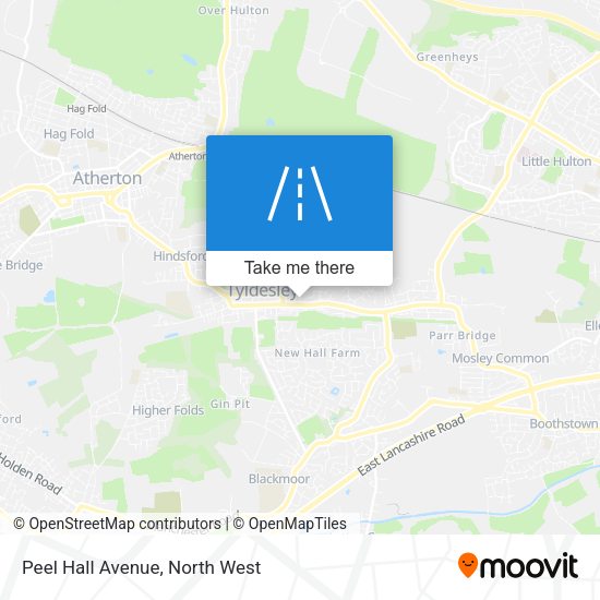 Peel Hall Avenue map