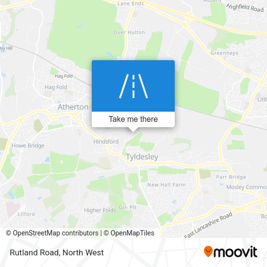 Rutland Road map