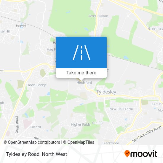 Tyldesley Road map