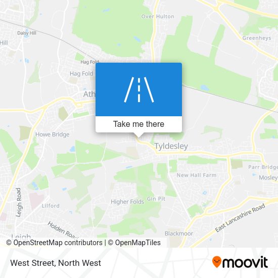 West Street map