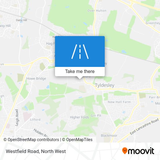 Westfield Road map