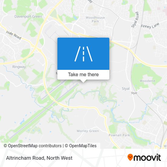 Altrincham Road map