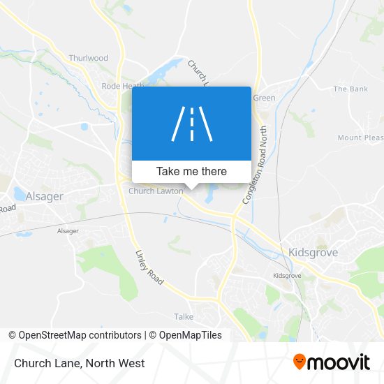 Church Lane map