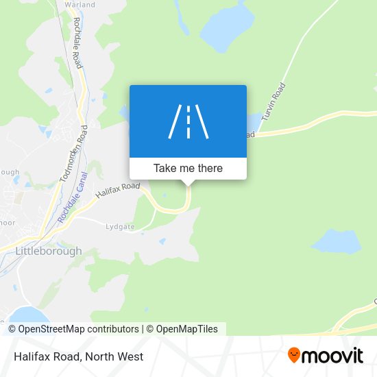 Halifax Road map