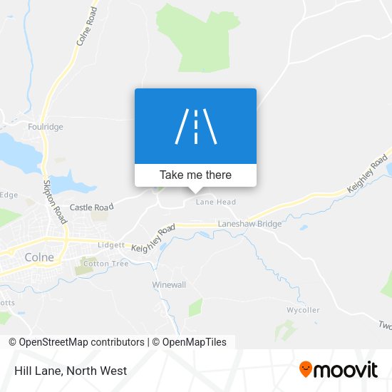Hill Lane map
